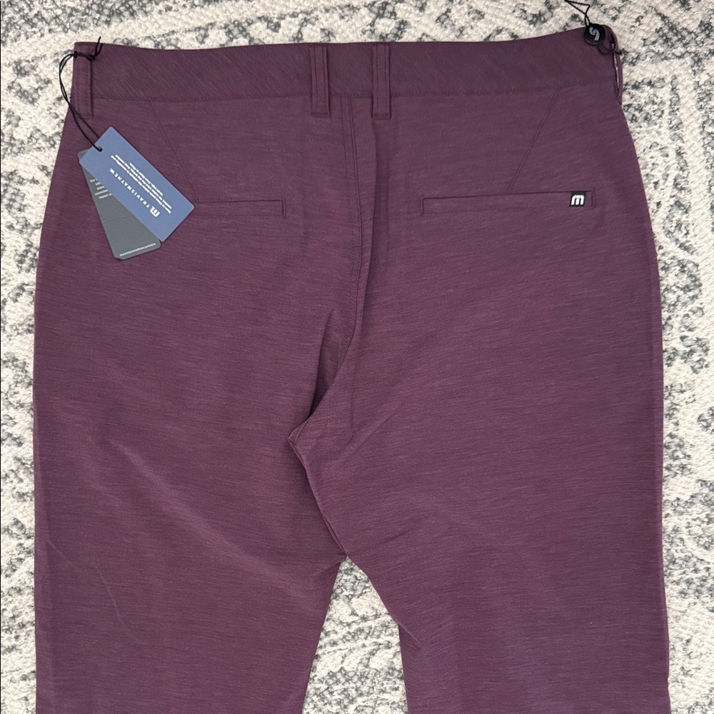 Travis Mathew Men's Plum Dress Pants - Picture 5 of 5